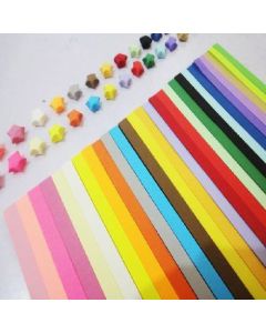 Star origami strips of 10 colors 90 sheets