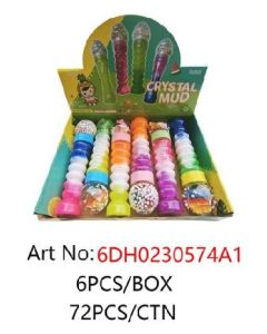 Crystal clay toys