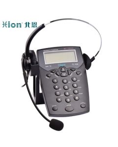 HION VF560 Desk Phone Headset Set - Operator Headset for Customer Service, Call Center, Office Telephone with Headset (Phone Does Not Include Recording)