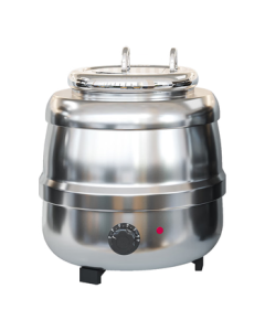 Venus 304 Stainless Steel Commercial Buffet Warmer Electric Soup Warmer Hotel Catering Insulated Pot Rice Congee Pot 13L