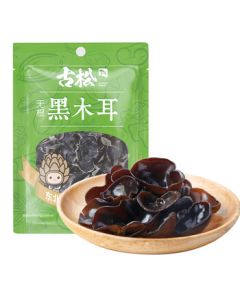 Gusong Northeast Black Fungus 50g, Thick and Rootless Dried Wood Ear with High Rehydration Rate, Ideal for Hot Pot and Cold Dishes, Dried Ingredient