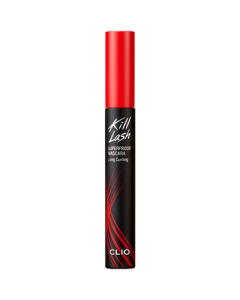CLIO Long & Curling Mascara Waterproof Smudge-Proof Red Tube #01 Long & Curling - Perfect Gift for Girlfriend