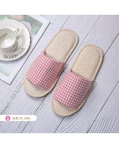 Linen slippers size 38