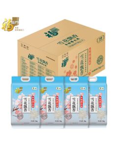 Fortune Snowflake Fragrant Japonica Rice, Northeast China Rice, Produced by COFCO, Box Pack, 10kg*4, 40kg