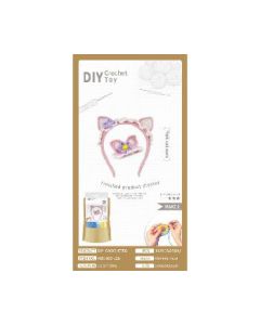 Crochet headband hair clip 2-piece set