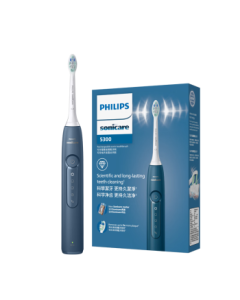 PHILIPS DiamondClean 3 Series Electric Toothbrush HX5181/02 Nebula Blue - Recommended by Xiao Zhan, Mid-Autumn Festival Gift, Birthday Present for Boyfriend/Girlfriend, Micro Bubble Cleaning Technology