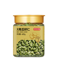 JD Jingzao Original Flavor Large Pumpkin Seeds 400g - Xinjiang Altay Double A Large Kernel Healthy Snack, Roasted Nuts, Mid-Autumn Festival Gift