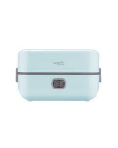 LOCK&LOCK Electric Lunch Box EJR1227GRN Thermal Food Container Office Worker Heating Electric Lunch Box Steamer Rice Cooker Mini Rice Cooker Small 2-Person 1.2L Capacity