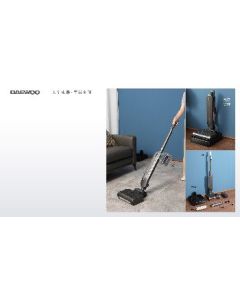 Cordless floor scrubber