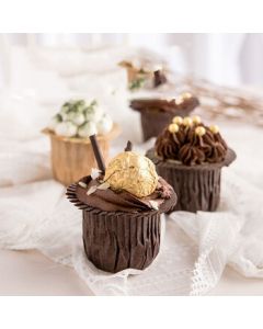 Changbaosen Cupcake Baking Specialty Cake Baking Cups Hat Cups 60pcs Three Styles Optional JR1