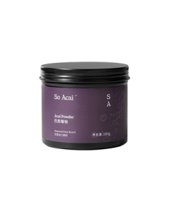 SO ACAI Pure Brazilian Acai Powder 100g Anthocyanin Fruit & Vegetable Fiber Berry Powder Mix Drink Superfood Yogurt Bowl Breakfast
