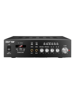 SAST Fixed Voltage High-Power Bluetooth Amplifier 120W Public Address System Amplifier Ceiling Speaker Wall-Mounted Sound System for Stores, Meetings, and Home Theater with Dual-Zone Audio Control