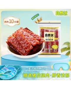 Natural Style Dried Meat Snack - Guangdong Old Brand Specialty, Honey Glazed Pork Jerky, Office Snack, 75g/Bag