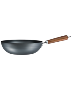 Joyoung Iron Wok, Healthy Non-Stick Coating-Free Premium Iron Pan, Rust-Resistant, Stove-Compatible, 32cm