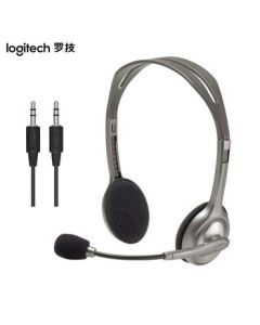 Logitech H110 Multi-Function Over-Ear Headset with Microphone for Laptop and Desktop Computers, Ideal for Office, Education, Learning, and Training