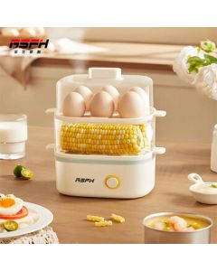 Lusifeisi Breakfast Maker RS-Z1, Fresh Steamed Delights, Single & Double Layer Combo, 360° Surround Steam
