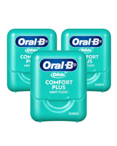 Oral-B Dental Floss Roll Portable Gum Care Smooth Flat Mint 40m*3 Boxes Approx. 300 Uses Toothpick Mixed Old and New Stock