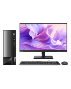 Lenovo Yangtian M4000q Commercial Office Desktop Computer (14th Gen Intel Core i5-14400, 16GB RAM, 512GB SSD) with 23.8-inch Display