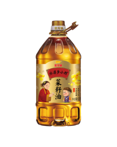 Jinlongyu Edible Oil Non-GMO Pressed Grandmother's Village Small-Pressed Rapeseed Oil 6.18L
