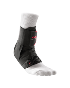 McDavid 195 Ankle Brace for Sports Sprain Protection, Professional Basketball & Fitness Support for Men & Women, Black, Size S