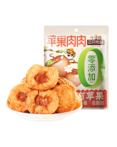 Three Squirrels Apple Slice 100g, 0 Additives Dried Apple, Seedless Preserved Fruit Snack for Kids & Pregnant Women