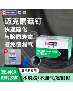 MICHEL Tire Repair Mushroom Nail - 4.5mm Cold Patch Repair Tool for Car Tubeless Tires (24 Pieces/Box)