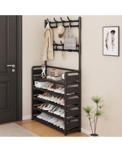 Yimo Shoe Rack, Multi-Layer Simple Shoe and Hat Storage Cabinet for Home, Dormitory, or Rental, 4-Tier 80cm