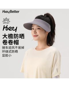 HeyBetter Adult Sun Hat with Wide Brim, Ultra-Light Machine Washable Outdoor Sun Cap - Versatile Gray (Dark Gray) - One Size