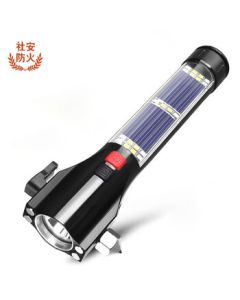 She'an Multi-functional Car Safety Hammer Flashlight Window Breaker Emergency Rescue Power Bank Vehicle Escape Tool