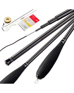 Shensha Black Tough Fishing Rod 3.6m Ultra-Light Ultra-Thin Carbon Fiber Crucian Rod 37-Tone Fishing Rod for Taiwan Fishing Gear Set