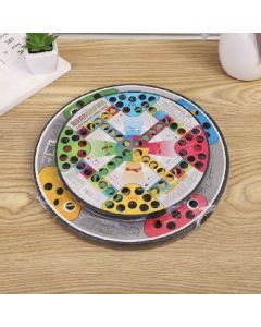 Glass bead checkers Flying checkers