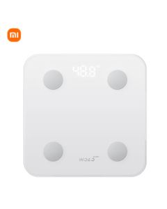 WOLONOW Smart Body Fat Scale, Electronic Weight Scale, High-Precision Home Fat Measurement Fitness Scale [Rechargeable] with APP Connectivity CS20H