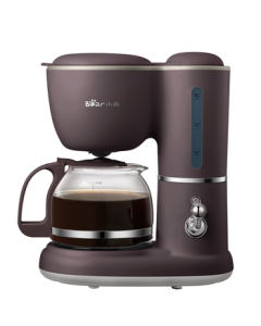 Bear Coffee Maker, American Style, 600ml Drip, Compact Mini Tea Brewer, Electric Kettle, Coffee Pot KFJ-A06Q1 for Home Use