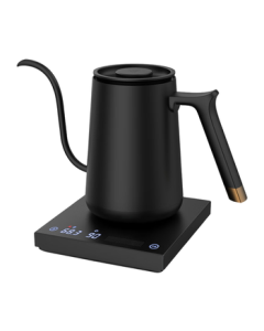 TIMEMORE Fish Smart Temperature Control Gooseneck Kettle, 600ML Electric Pour Over Coffee Kettle for Home Use