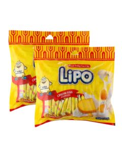 Lipo Original Flavor Bread Crisps 300g*2 Bags, Imported Biscuits from Vietnam, Snack Gift Pack for Mid-Autumn Festival, Travel, Picnic