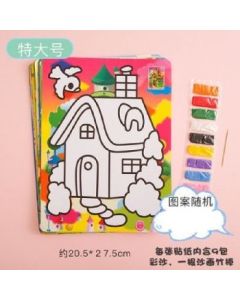 Sand painting color sand scratch painting set