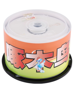 Woodpecker DVD+R Disc/Recording Disc/Blank Disc/Burnable Disc/16X 4.7G White Series Spindle 50-Pack Burnable Disc