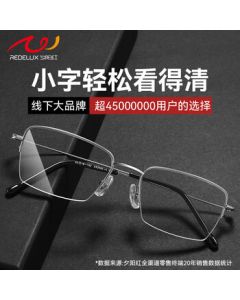 Sunset Glow HD Reading Glasses for Men, Blue Light Blocking, Premium Brand Authentic Ultra-Light Reading Glasses for Women, Middle-Aged and Elderly, Silver Frame, 300 Degree