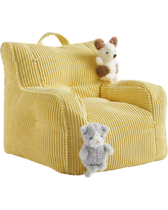 Lin's Home Lazy Sofa Single Bean Bag Chair for Bedroom Living Room Balcony Leisure Furniture with Removable Cover TDY57