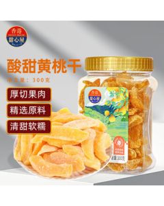 Sweetheart House Yellow Peach Dried Fruit 300g Preserved Fruit Snack Fresh Peach Meat Office Snack Children's Day Gift