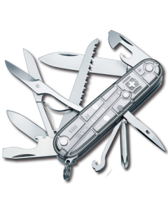 Victorinox Swiss Army Knife Grand Maitre 15-in-1 Multi-Function Fruit Knife Folding Knife Silver 1.4713.T7