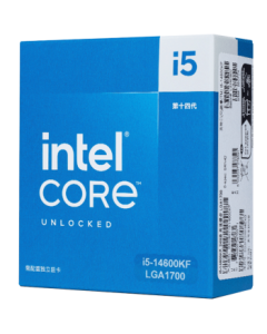 Intel Core i5-14600KF 14th Gen Processor - 14 Cores, 20 Threads, 24MB L3 Cache, Boxed Desktop CPU for Gaming, Office, and Editing
