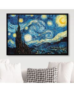 Gubu Adult Jigsaw Puzzle 1000 Pieces Starry Night World Famous Painting Home Decoration Birthday Gift