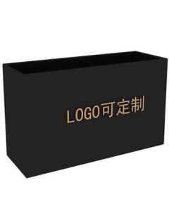 Hongjian Outdoor Stainless Steel Iron Flower Box Set for Sales Offices, Commercial Streets, Plaza Planters, Partition Fences