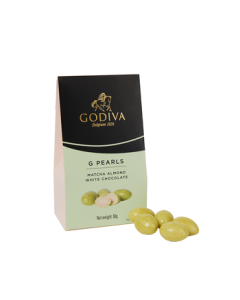 GODIVA Almond Filled Matcha Nut White Chocolate Beans 50g - Snack & Kids' Gift