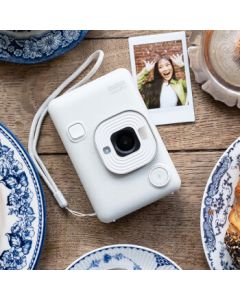 INSTAX Fujifilm instax Instant Digital Hybrid Camera (with Mobile Photo Printing Function) mini Liplay Lover White