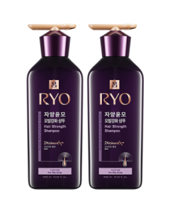 Ryo Purple Ryo Oil Control & Volumizing Shampoo for Strong & Anti-Breakage Hair (400ml*2)