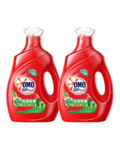 OMO Anti-Bacterial & Anti-Mite Enzyme Laundry Detergent 12 Jin (3kg*2) | 72-Hour Bacteria Inhibition | 99% Mite Removal | Household Essential