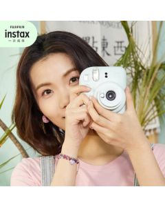 FUJIFILM instax mini12 Instant Camera Mini12 Mint Green Official Set (Includes Floral Studio Accessory Kit)