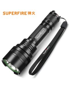 SupFire C8 High-Power Flashlight - Compact Mini Military-Grade Super Bright Long-Lasting Long-Range Rechargeable Emergency Light for Outdoor and Home Use